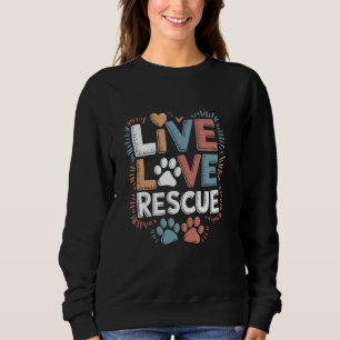 Sudadera Rescate de Amor Vivo, Refugio Salva Mascota Adopta