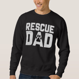 Sudadera Rescate de perro de hombres papá salvando animales