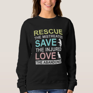Sudadera Rescate maltratado Salva El Amor Herido De Los Aba