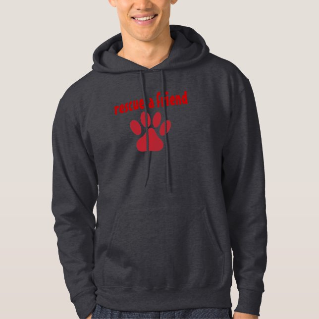 Sudadera Rescate una camiseta del amigo (Anverso)