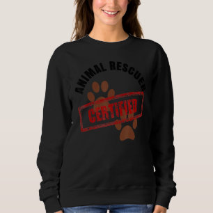 Sudadera Rescatista Animal Certificado Abandonó Adopción Ma