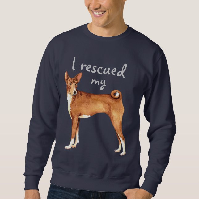Sudadera Rescue Basenji (Anverso)