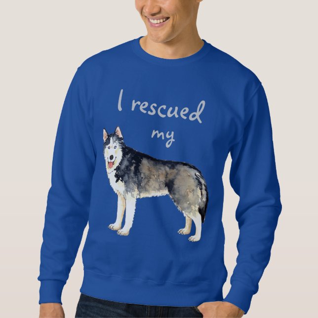 Sudadera Rescue Husky (Anverso)
