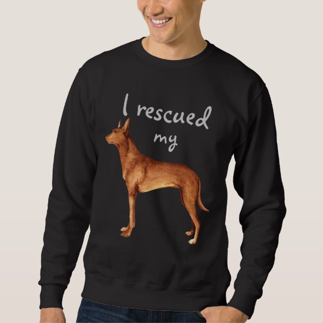 Sudadera Rescue Pharaoh Hound (Anverso)