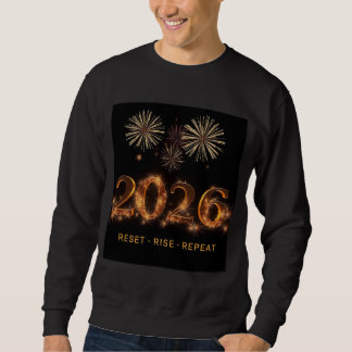 Sudadera Reset Rise Repeat Motivation New Year Design