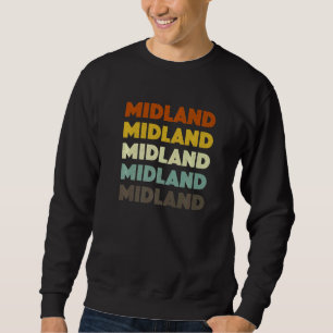 Sudadera Residente de Midland Texas American Tx Usa Hometow