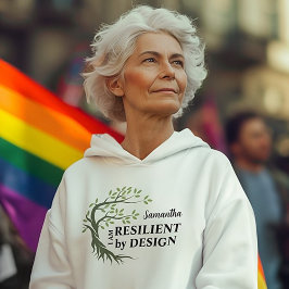 Sudadera RESILIENTE POR DISEÑO Personalizado moderno de lev