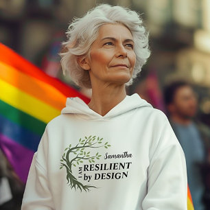 Sudadera RESILIENTE POR DISEÑO Personalizado moderno de lev