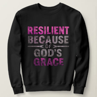 Sudadera Resiliente por la gracia de Dios