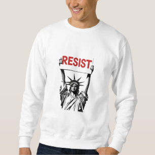 Sudadera Resista al fascismo Floral Transgénero LGBTQ Anti