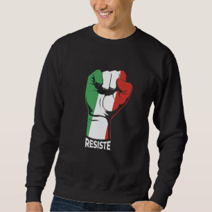 Sudadera Resistencia para la mano liberal italiana en la ba