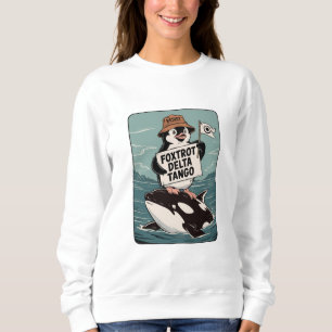 Sudadera Resistir Activismo de Pingüino Protesta Vintage 