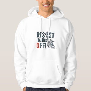 Sudadera Resistir el estatus de libertad contra Trump
