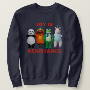 Sudadera Resistir Rana Portland Rana Protesta para Hombres 