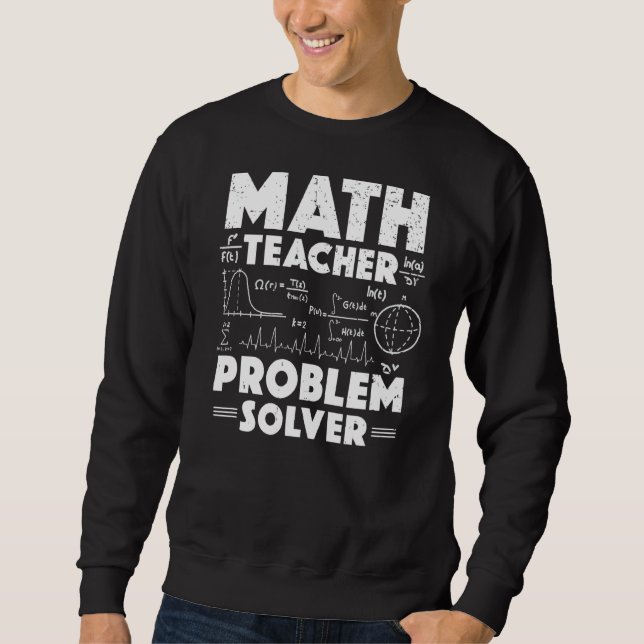 Sudadera Resolución de problemas de profesores de matemátic (Anverso)