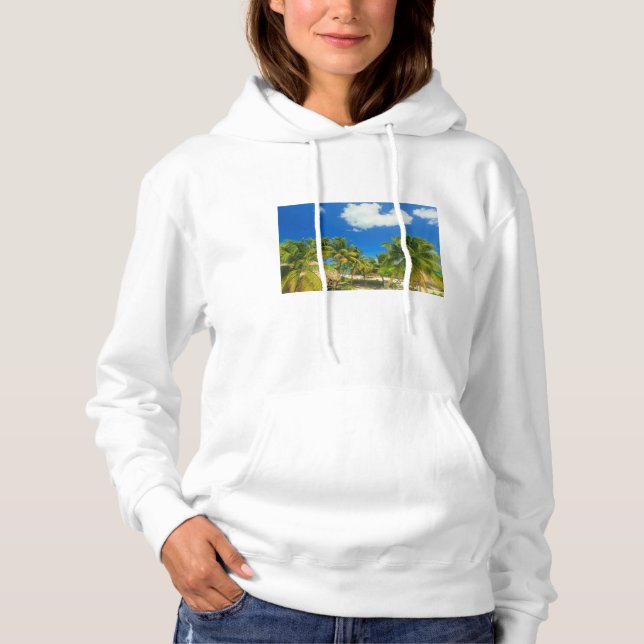 Sudadera Resort de playa tropical, Belice (Anverso)