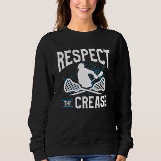 Sudadera Respect The Crease Lacrosse Player