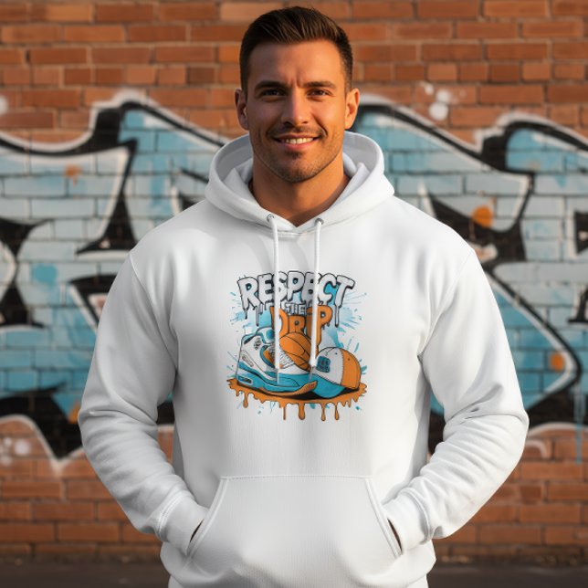 Sudadera Respect the Drip Hoodie | Streetwear Basketball (Subido por el creador)