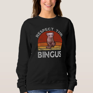Sudadera Respetar al gato Sphynx sin pelo Bingus