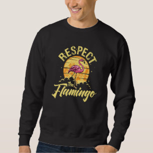 Sudadera Respetar El Flamenco Animal Para Hombres Mujeres P