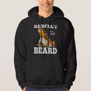 Sudadera Respeto A La Barba Cute De La Barba Dragon Lizard 
