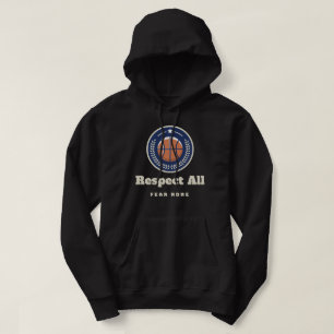 Sudadera Respeto a todos los temores Ninguno Baloncesto de 