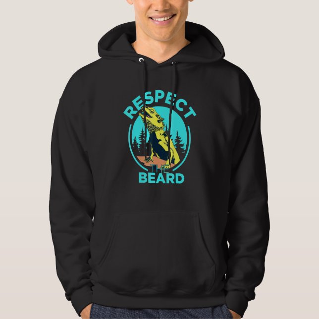 Sudadera Respeto El Dragón Con Barba Pogona Lizard Bea (Anverso)