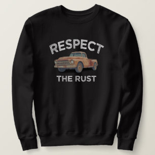 Sudadera RESPETO gracioso Chiste de papá, camionero de reco