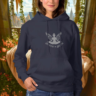 Sudadera Respira & Cree – Diseño de Yoga Silver Fairy
