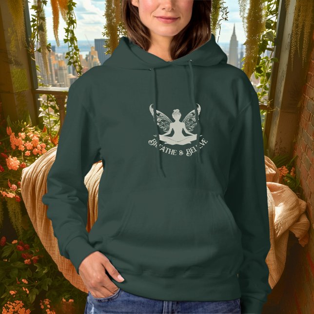 Sudadera Respira & Cree – Ivory Fairy Yoga Design (Subido por el creador)
