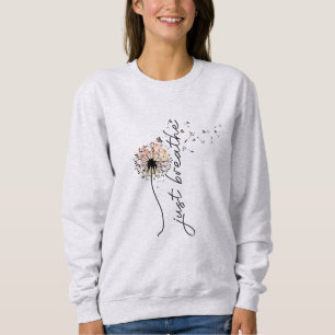 Sudadera Respira Dandelion Butterfly Inspiración Yoga