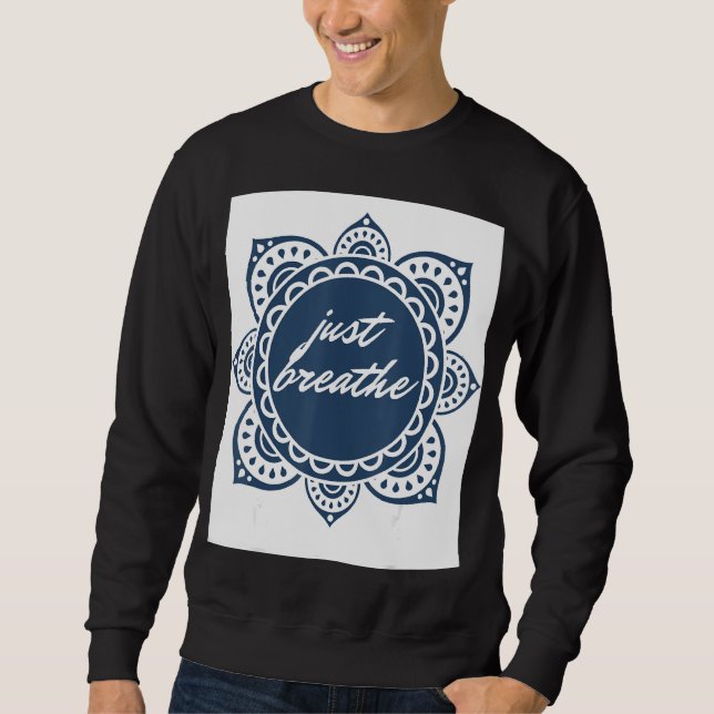 Sudadera Respira el gráfico (Anverso)