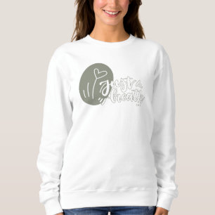 Sudadera Respira la cita Inspiradora Floral Dandelion