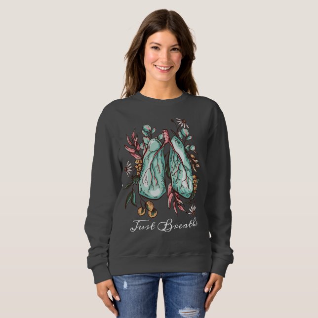 Sudadera Respirar | Asma | Pulmones (Anverso completo)