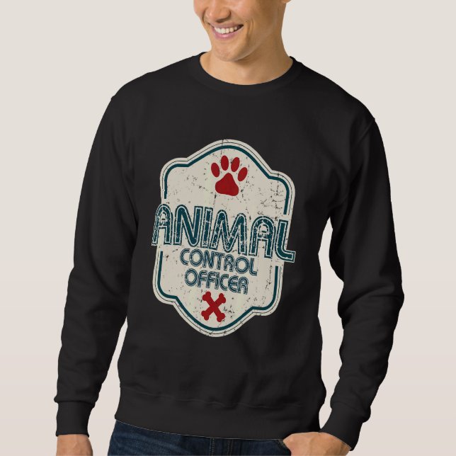 Sudadera Responsable de control de animales Bienestar anima (Anverso)