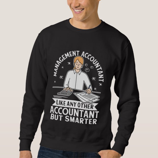 Sudadera Responsable de gestión como cualquier otro pero má (Anverso)