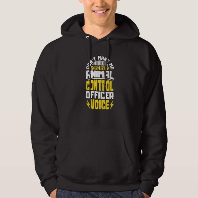 Sudadera Responsable de rescate de control animal 4 (Anverso)