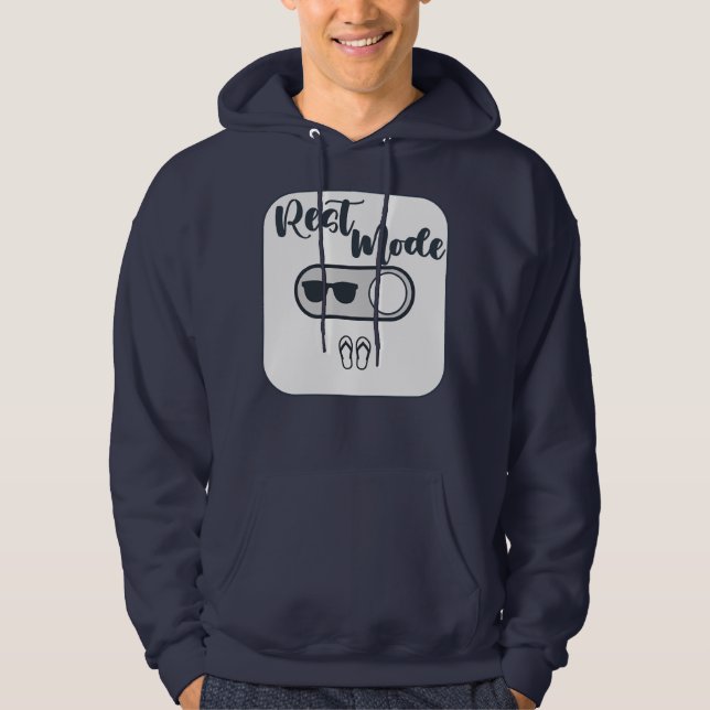 Sudadera Rest Mode Activated Shirt – Relax Lifestyle Design (Anverso)
