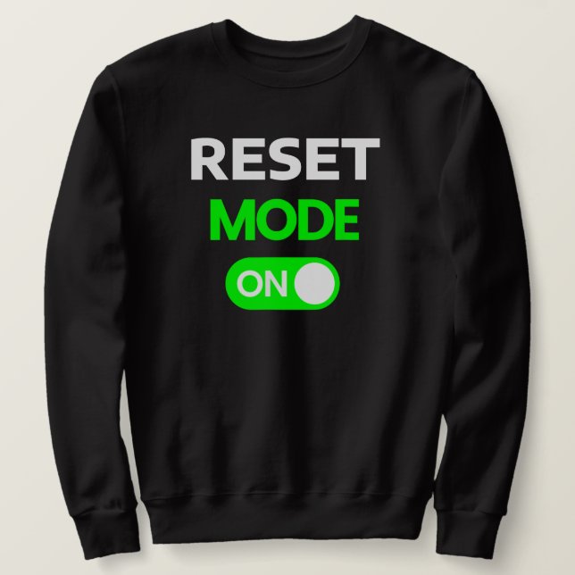 Sudadera Restablecer modo  l Modo de recuperación activado  (Anverso del diseño)