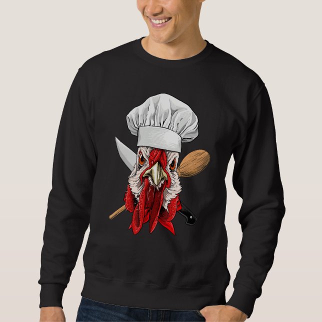 Sudadera Restaurant Chicken Chef Kitchen Cook Culinary Chic (Anverso)