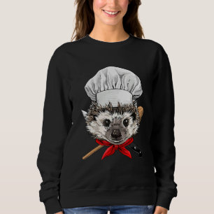 Sudadera Restaurante Hedgehog Chef Cocina Cocinero Culinari