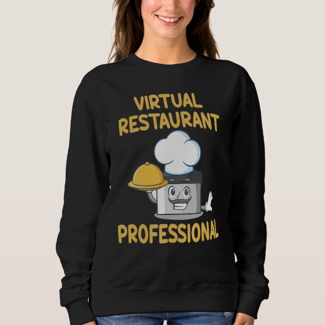 Sudadera Restaurante virtual Ba de cocina de ropa profesion (Anverso)