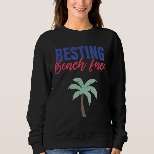 Sudadera Resting Beach Face (Anverso)