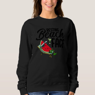 Sudadera Resting Playa Fcae Sandía Mujeres Aman Melón Fr