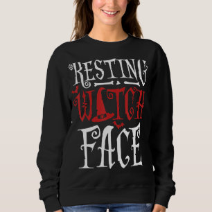 Sudadera Resting Witch Face Funny Lazy Easy Halloween Costu