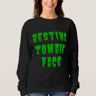 Sudadera Resting Zombie Face - Funny Halloween 2022