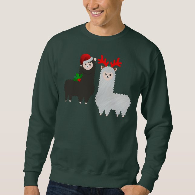 Sudadera Resto de los navidades alpacas (Anverso)