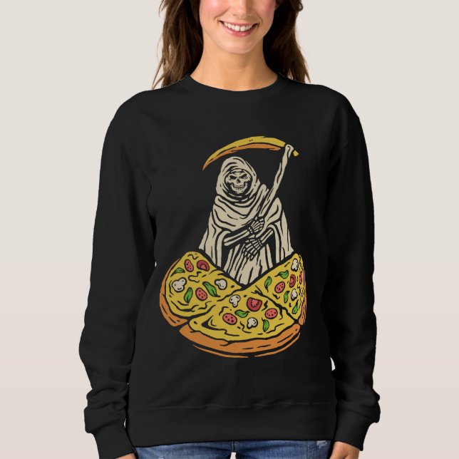 Sudadera Resto en trozos de pizza (Anverso)