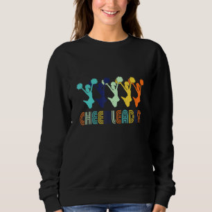 Sudadera Restro Cheerhead Mother Mama Parents Cheerledin