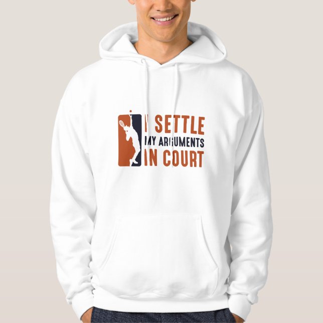 Sudadera Resuelvo Mis Discusiones En La Corte (Anverso)